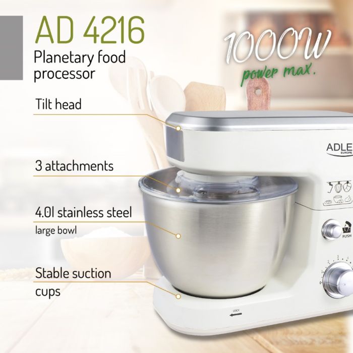 Adler planetarni kuhinjski robot 1000W 5L AD4216 - slika 9