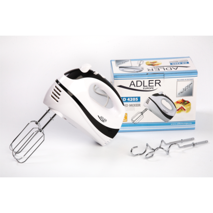 Adler ročni mešalnik črn 300 W 