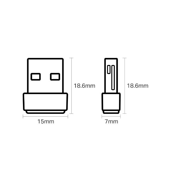TP-LINK Archer T2U Nano 600Mbps brezžična USB mrežna kartica