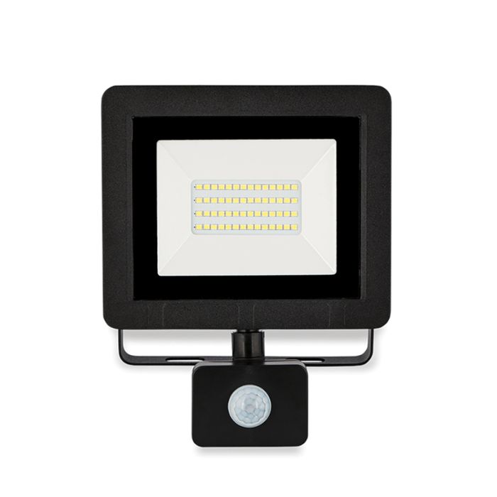 ASALITE LED reflektor 30W 6500K, 2400Lm + senzor