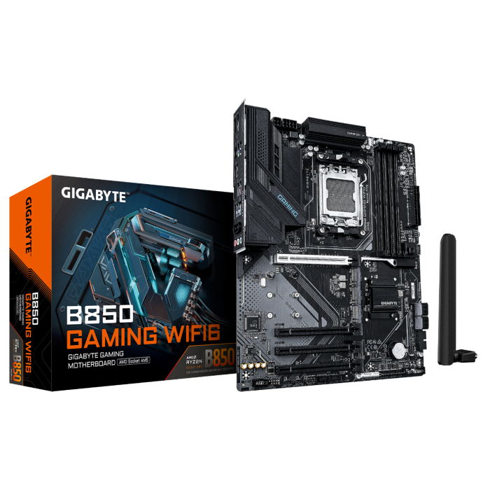 GIGABYTE B850 GAMING WF6, DDR5, SATA3, USB3.2Gen2, DP, WiFi, AM5 ATX