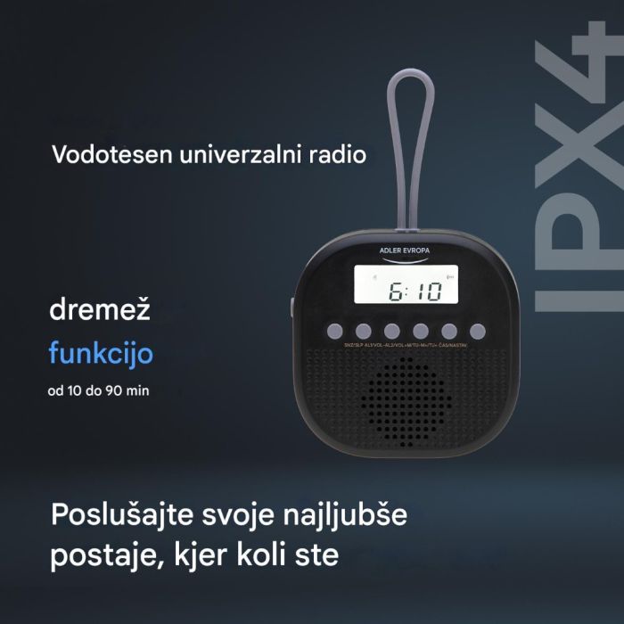 Adler Vodoodporni univerzalni radio AD 1912 - slika 3