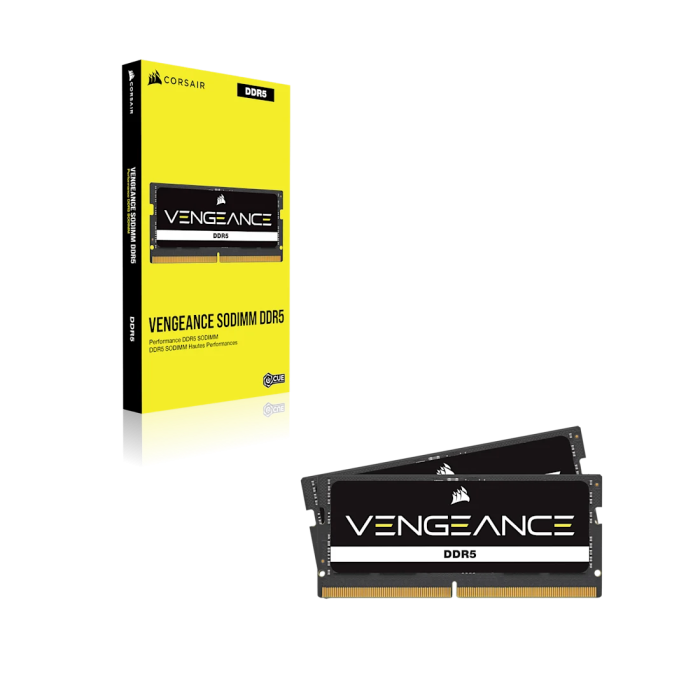 Corsair VENGEANCE 64GB (2 x 32GB) DDR5 SODIMM 4800MHz, CL40, 1.1V