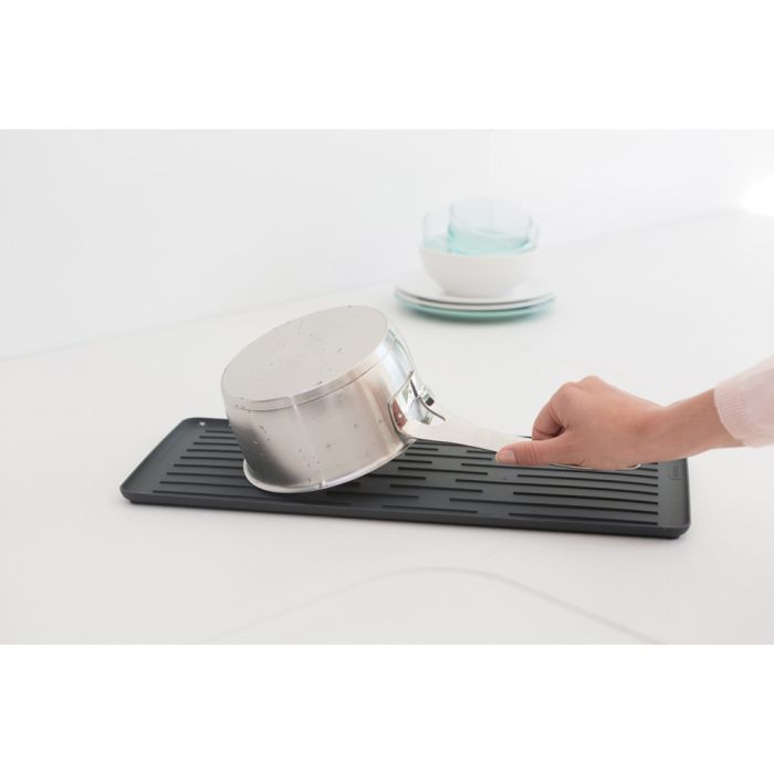 Brabantia odcejevalnik za posodo temno siva