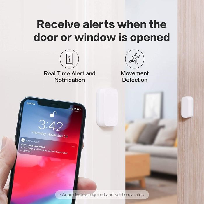 AQARA senzor za vrata in okna T1 (DW-S03D) Zigbee 3.0