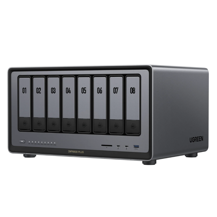 Ugreen NASync DXP8800 Plus za 8+2 diska, Intel i5-1235u, 8GB DDR5, 2x 10Gbe mreža