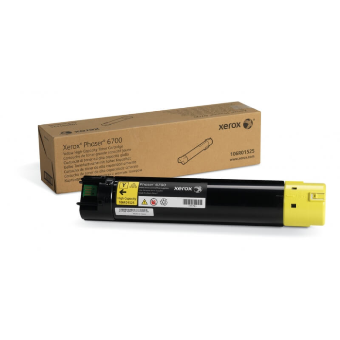 XEROX 106R01525 Yellow High Cap. Toner Cartridge za phaser 6700 za 12.000 strani rumeni toner