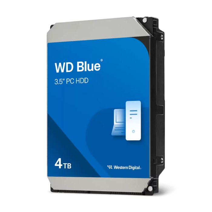 WD 4TB Blue 3,5" SATA 6Gb/s 5400rpm 128MB HDD disk
