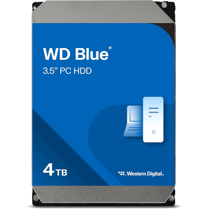 WD 4TB Blue 3,5" SATA 6Gb/s 5400rpm 128MB HDD disk
