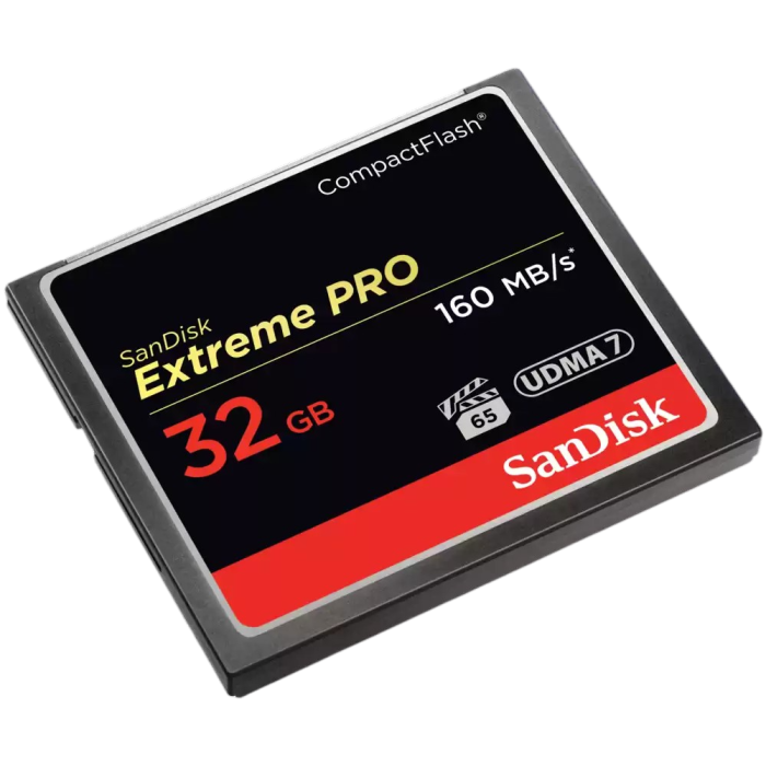 SanDisk 32GB Extreme Pro CompactFlash UDMA 7 VPG-65 spominska kartica
