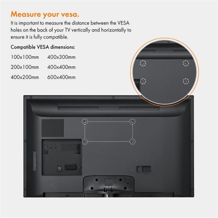 VonHaus 32-70 nagibni TV stenski nosilec do 75kg, Amazon best seller