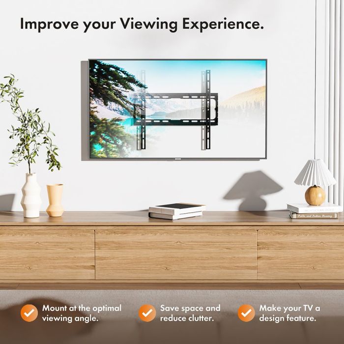 VonHaus 32-55 fiksen TV stenski nosilec do 35kg