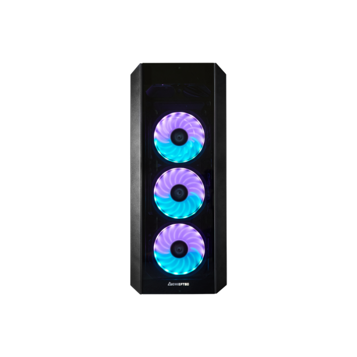 Chieftec SCORPION III USB3.1 ATX TORNADO RGB ohišje, črno