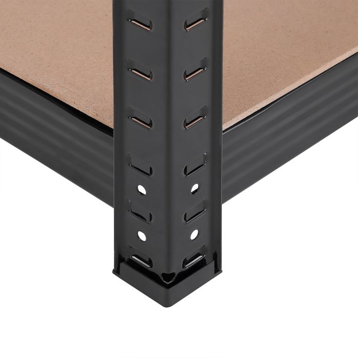 SONGMICS Regal 40 x 90 x 180 cm rjavo-črna, GLR040B01