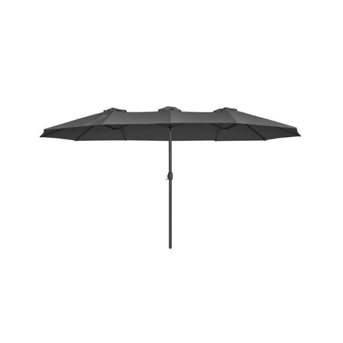 SONGMICS Senčnik velik 460 x 270 cm siv, GPU36GY