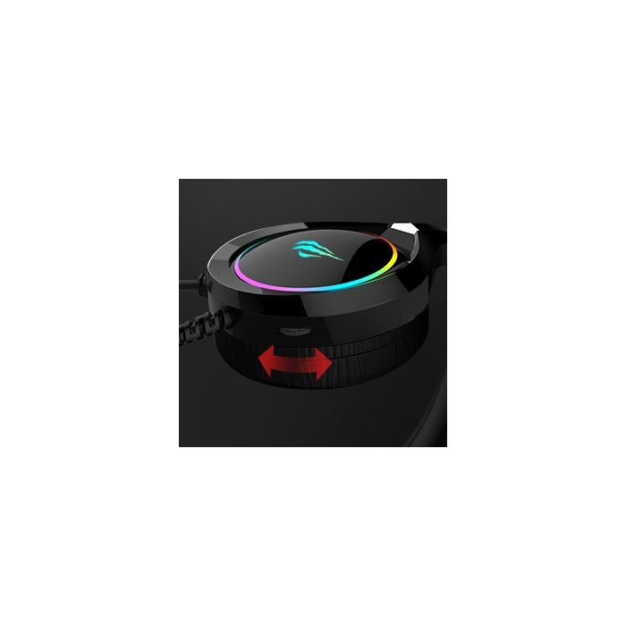 HAVIT Gamenote RGB LED slušalke z mikrofonom HV-H2232d