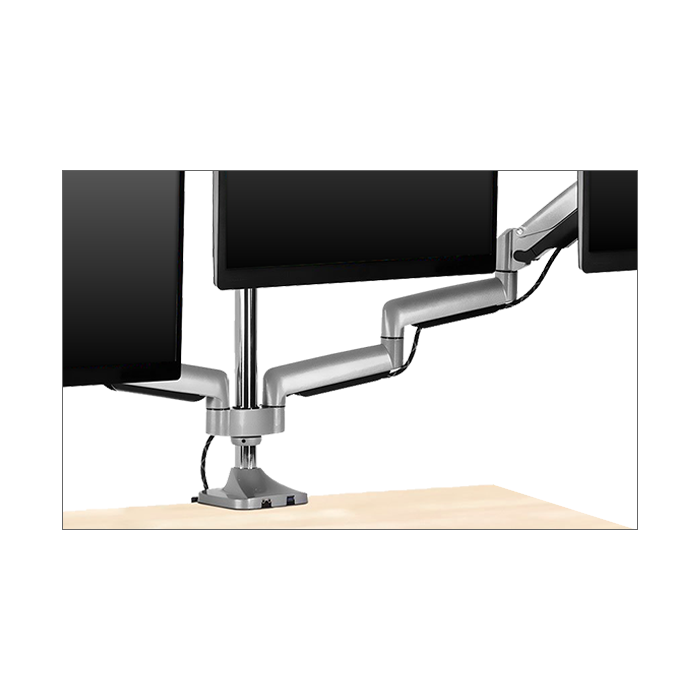 IcyBox trojni namizni nosilec za monitorja do diagonale 32