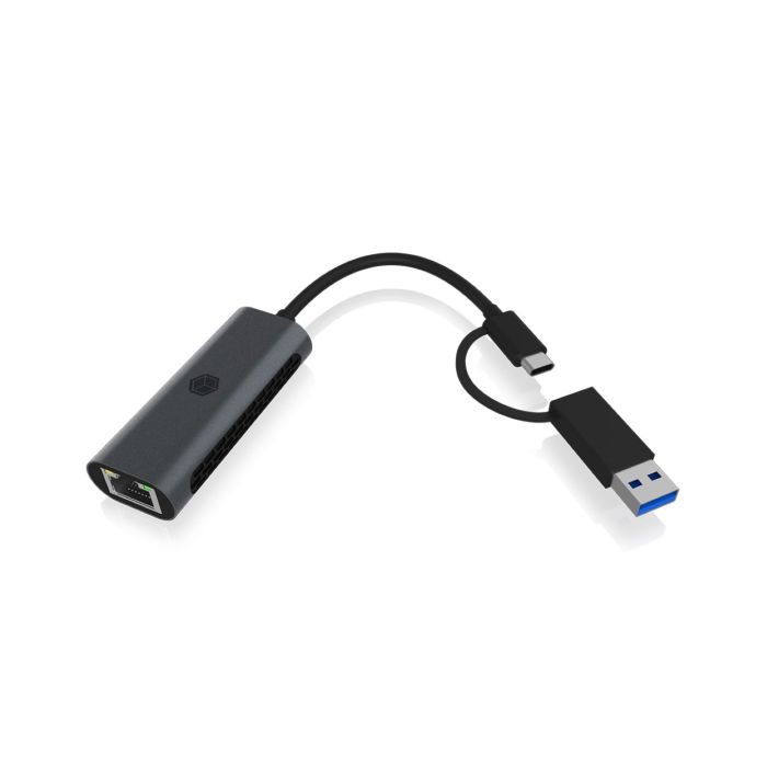 Icybox IB-LAN301-C3 USB-A in USB-C mrežna kartica/adapter na 2.5 Gbit Ethernet