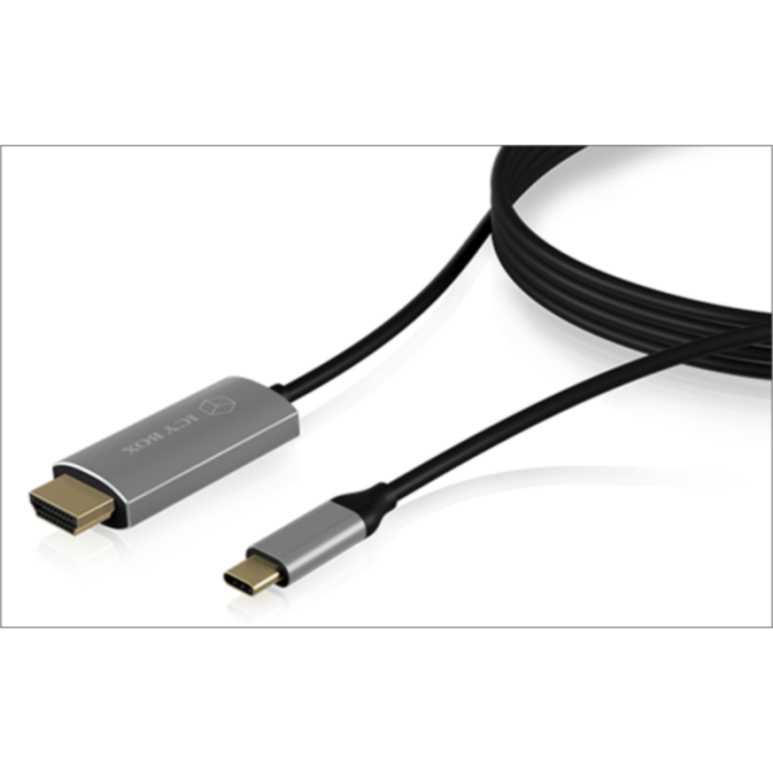 Icybox kabel iz USB-C na HDMI s podporo za 4k@60Hz