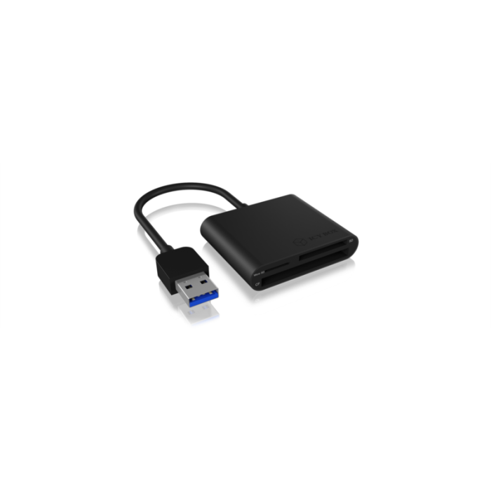Icybox USB 3.0 zunanji čitalnik kartic