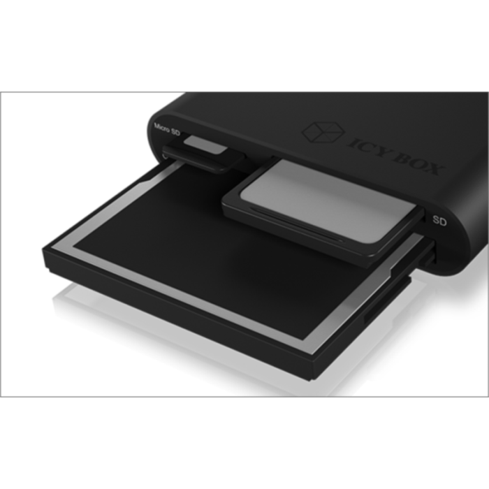Icybox USB 3.0 zunanji čitalnik kartic