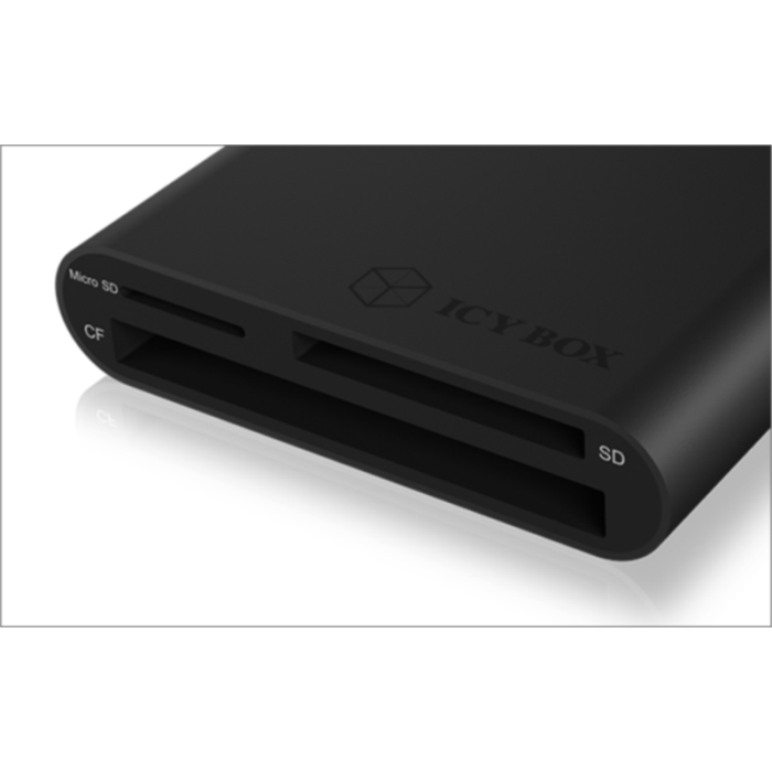 Icybox USB 3.0 zunanji čitalnik kartic