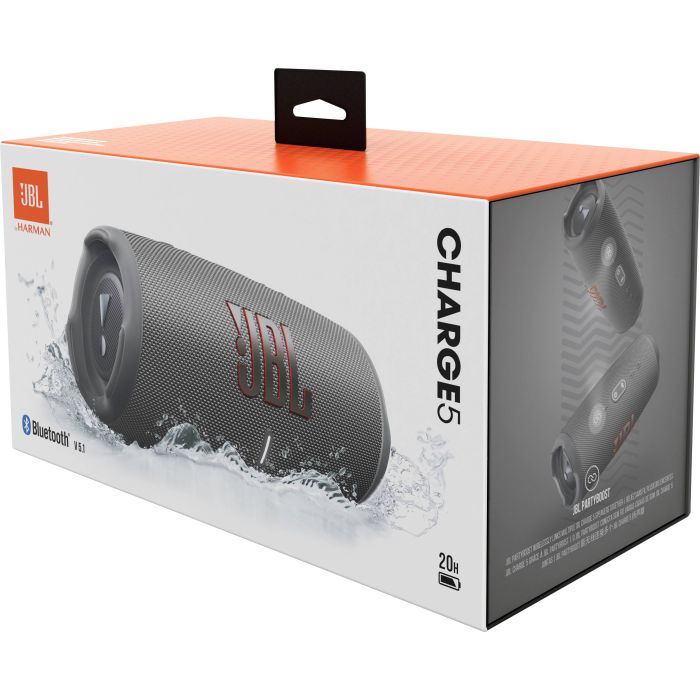 JBL Charge 5 brezžični Bluetooth zvočnik, siv