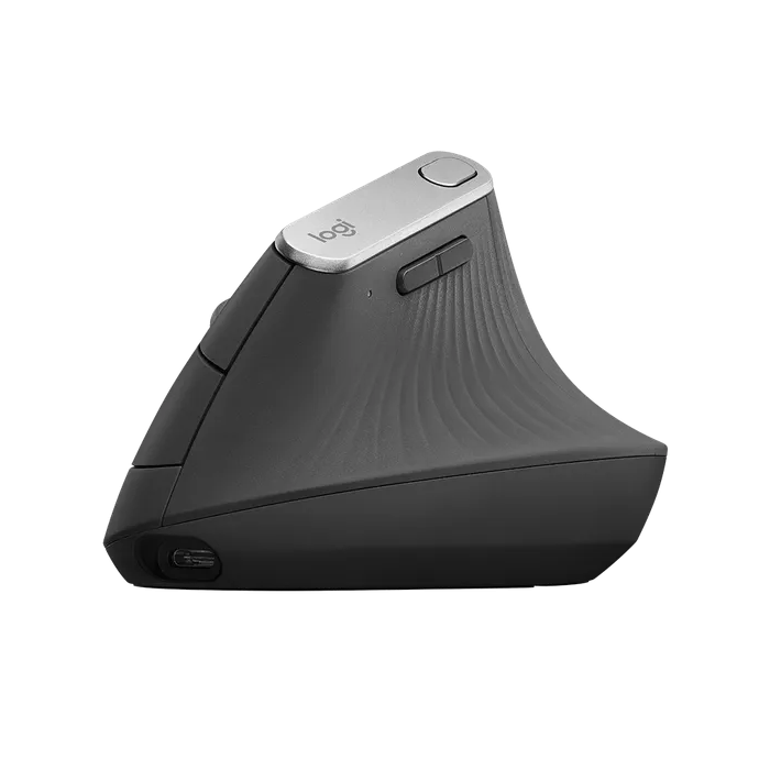 Logitech ergonomska miška cordless MX VERTICAL bluetooth, unifying, USB-C
