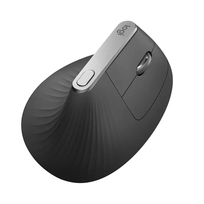 Logitech ergonomska miška cordless MX VERTICAL bluetooth, unifying, USB-C
