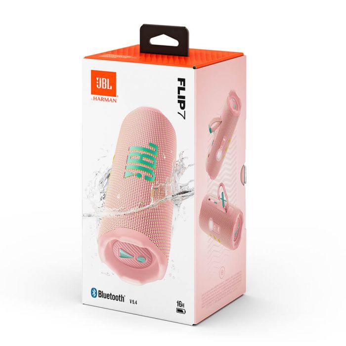 JBL Flip 7 Bluetooth prenosni zvočnik, roza
