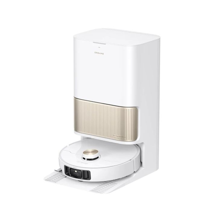 Dreame L40s Pro Ultra robotski sesalnik s samočistilno postajo, bel
