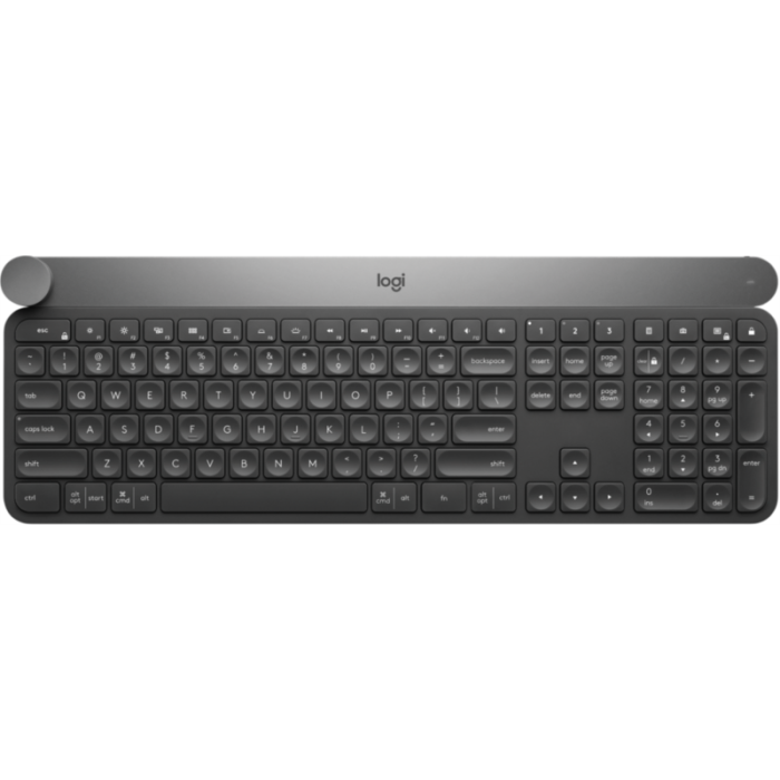 Logitech Craft Advanced Wireless z gumbom za ustvarjanje, SLO gravura