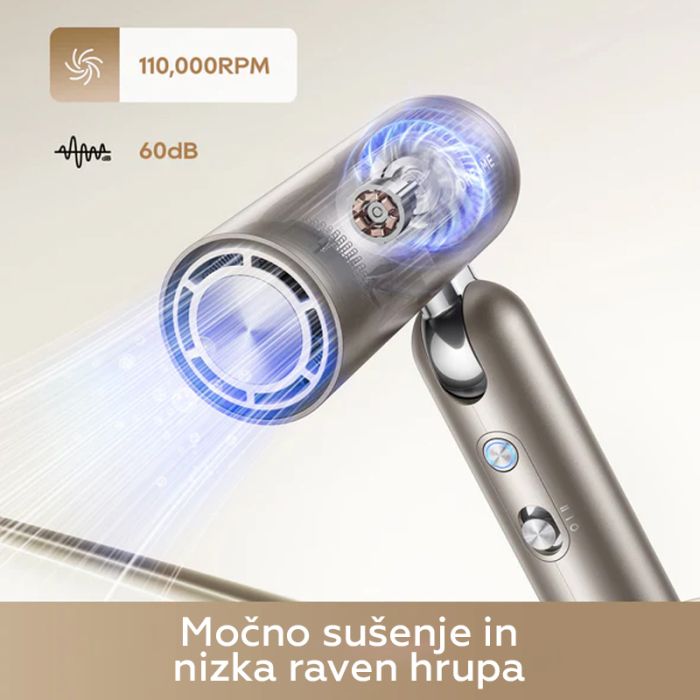 Dreame Pocket sušilnik za lase, titanium gold