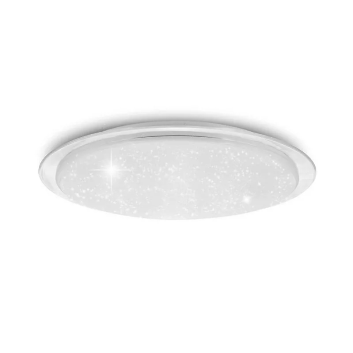 Asalite LED stropna svetilka LILY 48W 3000K 4320 lumnov okrogla učinek zvezdic/bleščic