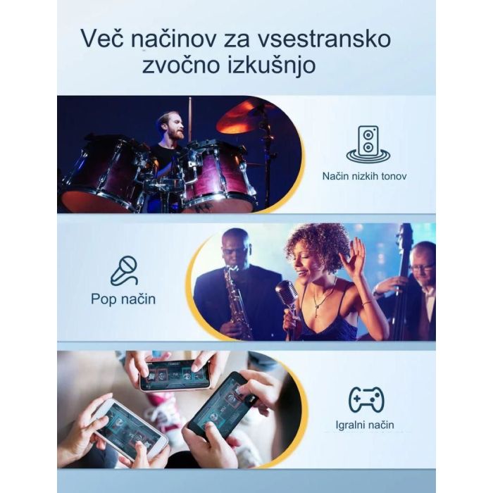 TaoTronics Brezžične slušalke BH1118 črne - slika 8