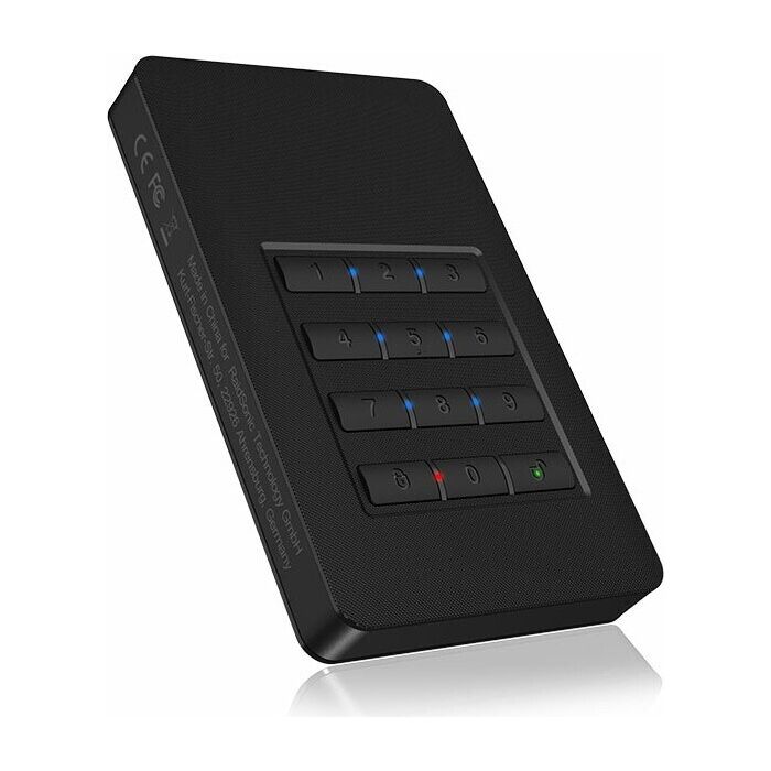 Icybox IB-289-C3 USB-C/A ohišje za 2,5 HDD/SSD z numerično tipkovnico za enkripcijo/geslo