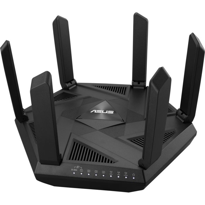 ASUS RT-AXE7800 Gaming Tri-Band WiFi 6E AX7800 brezžični usmerjevalnik, 802.11ax/ac/a/g/b/n, 574+480