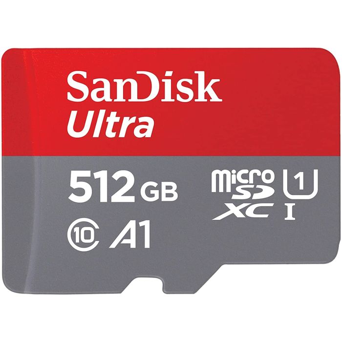 SanDisk 512GB Ultra microSD UHS-I spominska kartica z adapterjem