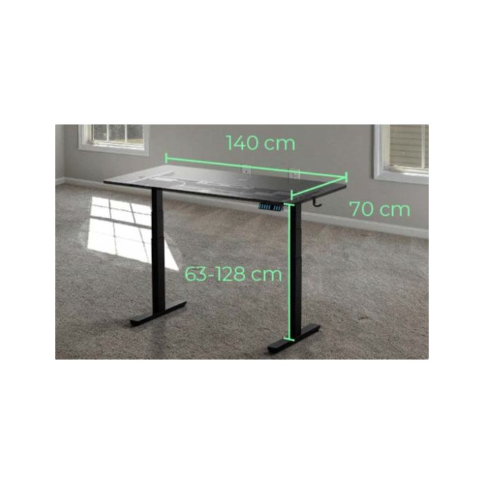 Icybox IB-EW122B-TT ergonomska električna dvižna miza - slika 3