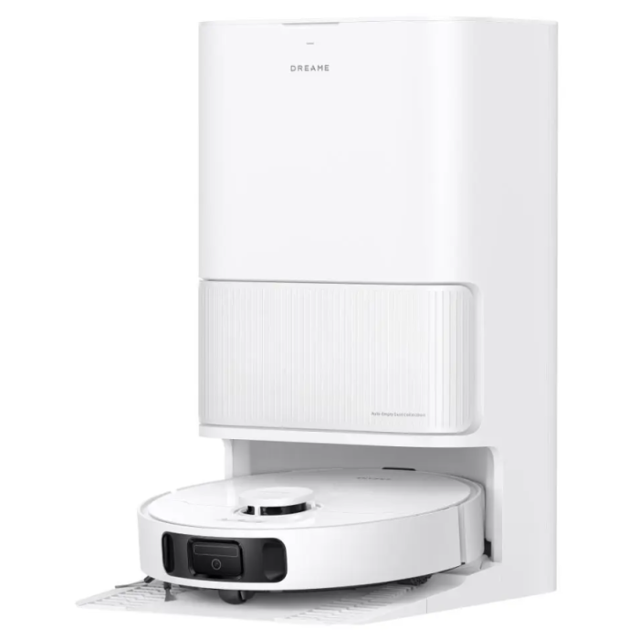 Dreame L40 Ultra AE robotski sesalnik s samočistilno postajo, bel