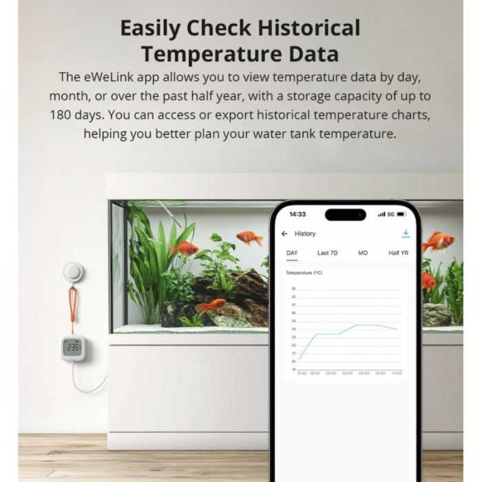 SONOFF ZigBee pametni senzor za temperaturo in vlago SNZB-02LD (različica s sondo) - slika 4