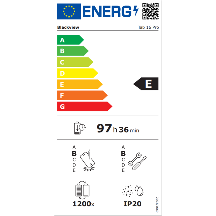 Blackview TAB16 PRO 11 tablični računalnik 8GB+256GB LTE, priloženo pisalo, siva