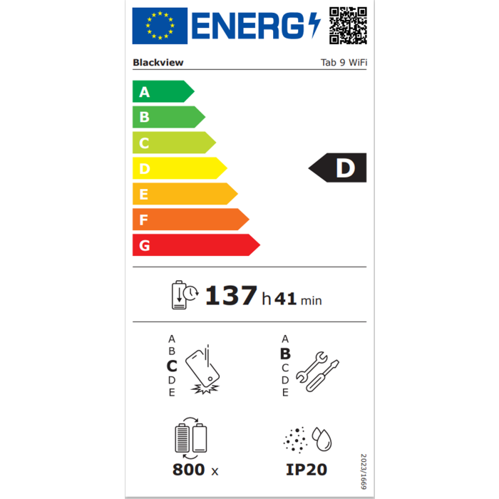 Blackview TAB9 Wi-Fi 11 tablični računalnik 6GB+256GB, priložen ovitek in zaščitno steklo, siva