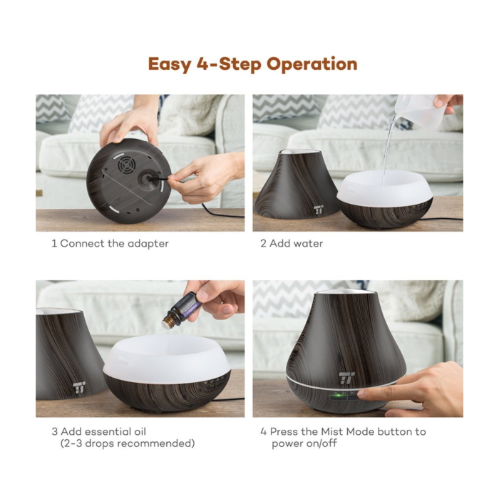 TaoTronics oljni difuzor TT-AD004 coffee
