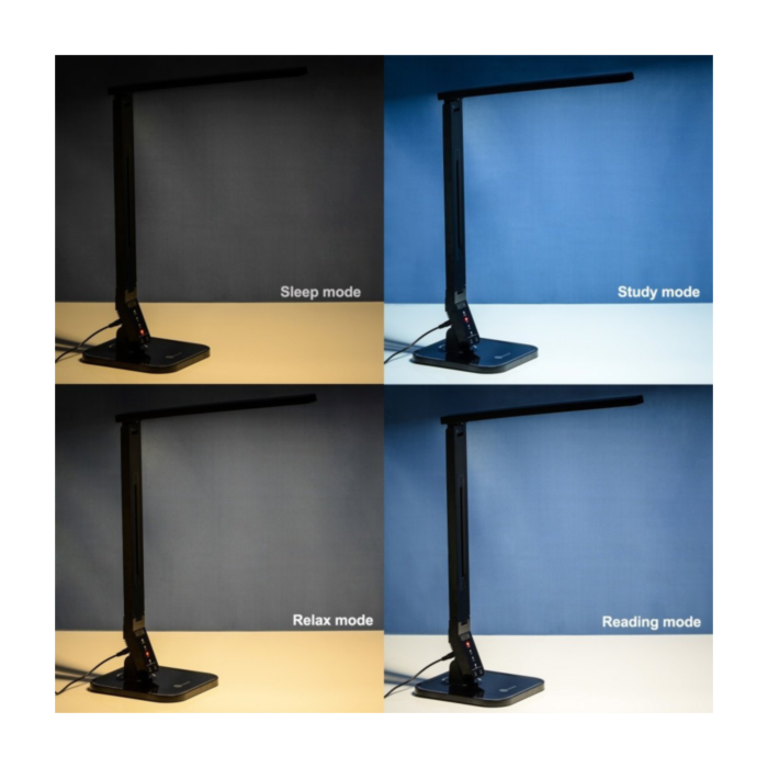 TaoTronics Elune touch control LED namizna svetilka piano črna TT-DL01