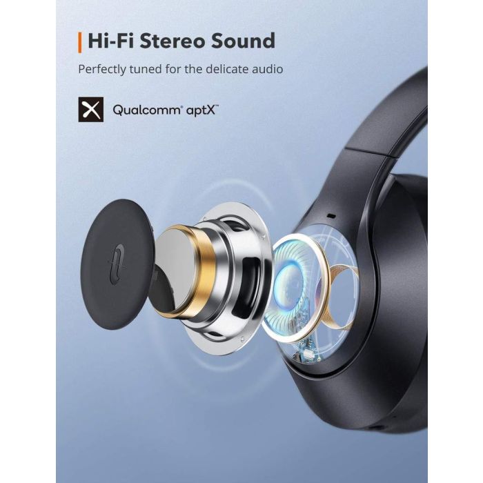 TaoTronics TT-BH055 Bluetooth naglavne slušalke CVC 8.0 Active Noise Cancelling 