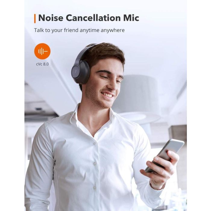 TaoTronics TT-BH055 Bluetooth naglavne slušalke CVC 8.0 Active Noise Cancelling 