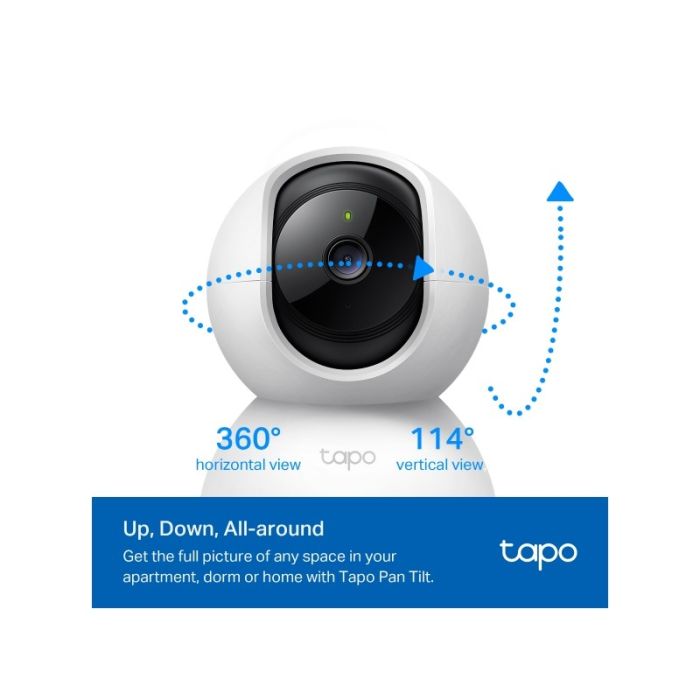 TP-LINK Tapo C210P2 2k 3MP 2304 x 1296 Pan/Tilt WiFi varnostna kamera