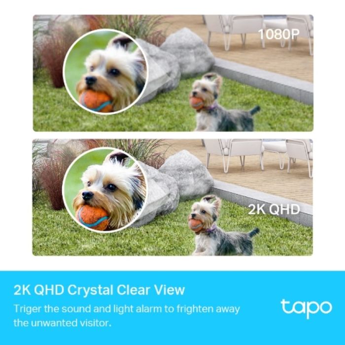 TP-LINK Tapo C420S2 2K QHD zunanja Wi-Fi varnostna kamera - set 2 kamer + Smart Hub