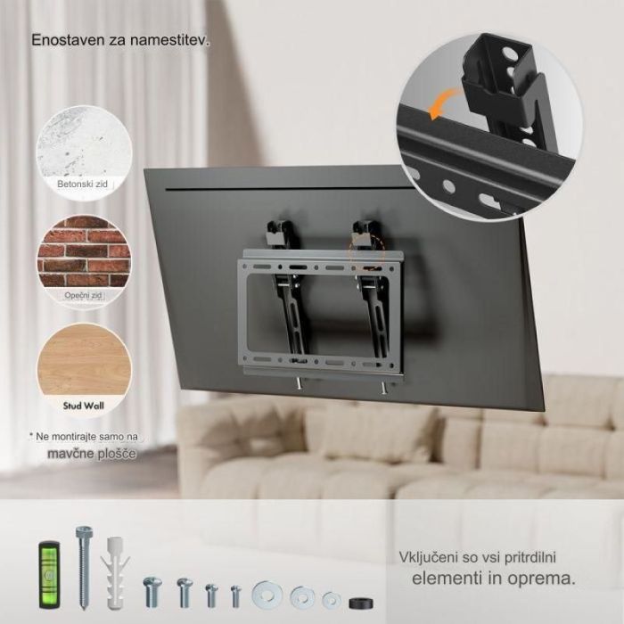 VonHaus 23-43 nagibni stenski nosilec do 35kg